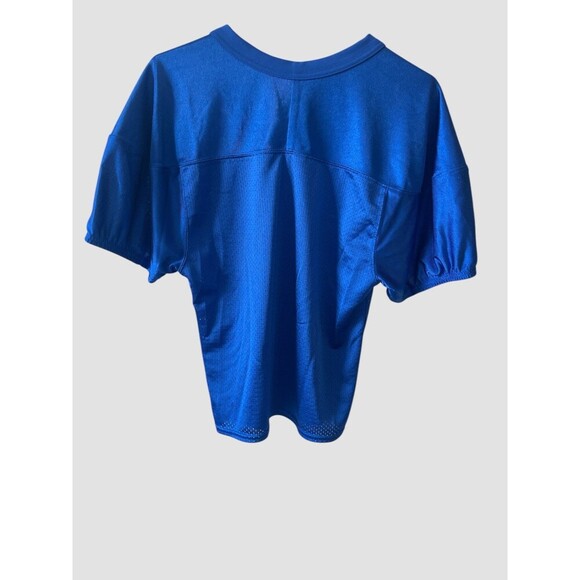 Nike Youth Practice Jersey Blue Football Short Sleeve Size Kids Boy Large Mesh - Picture 4 of 6